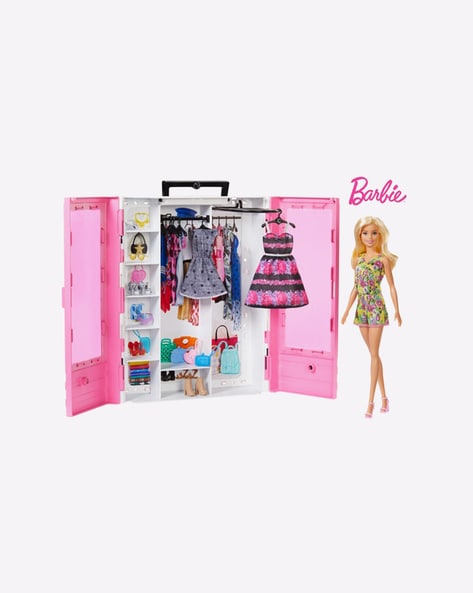 barbie closet and fashion set