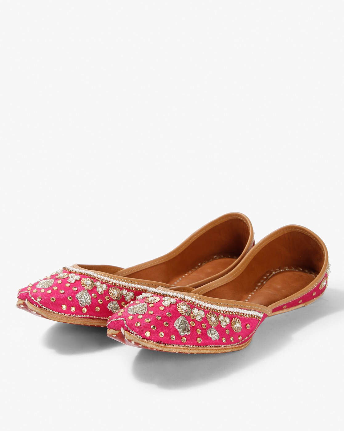 Buy Pink Flat Shoes for Women by RSK 