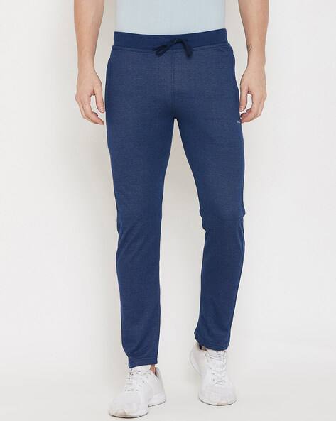 denim track pants mens