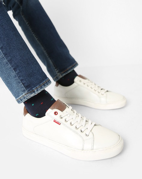 Buy White Sneakers for Men by LEVIS 