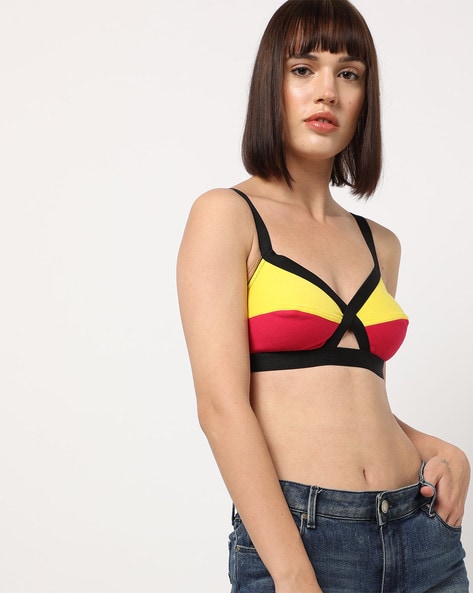 Buy Yellow Bras for Women by Floret Online