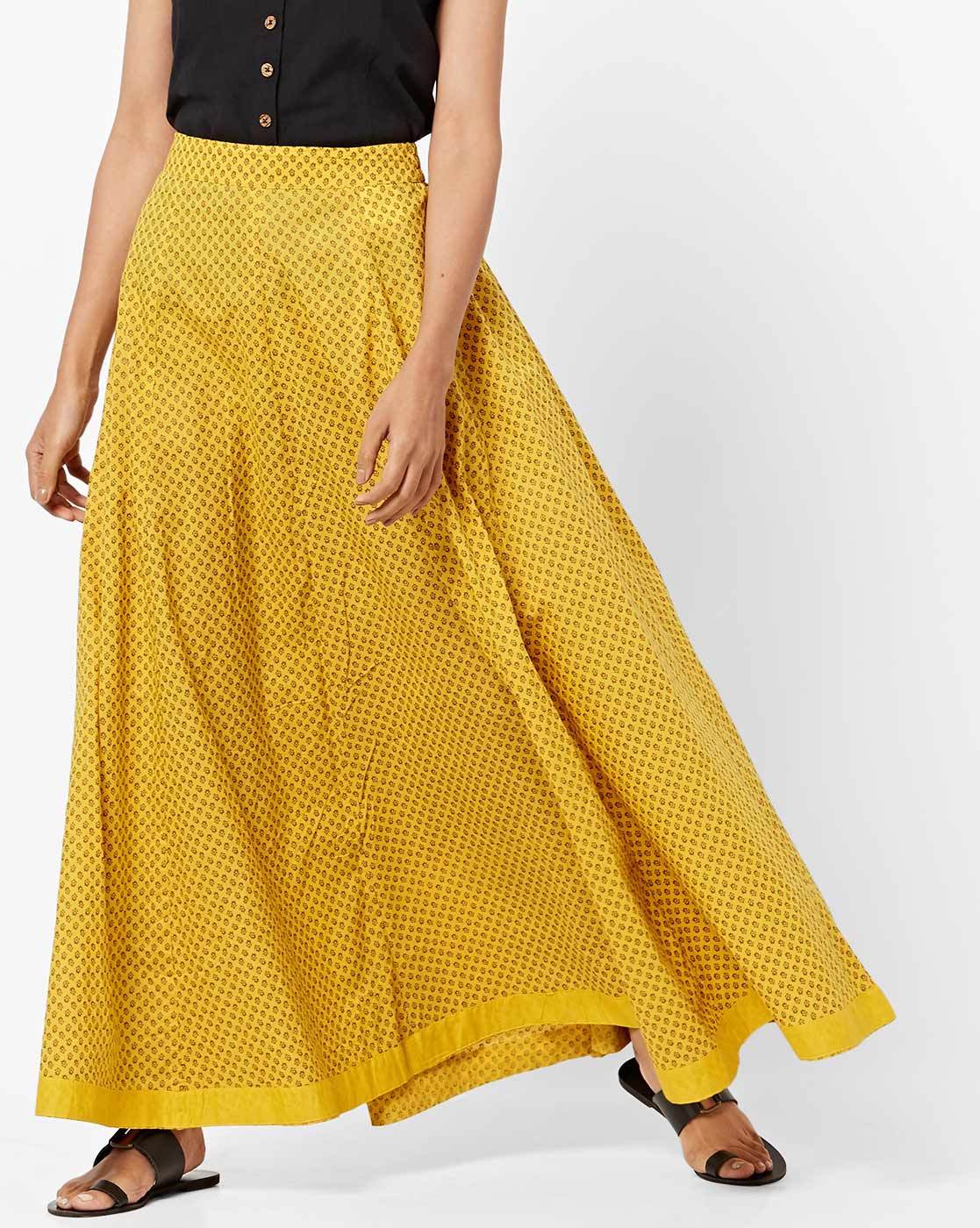 Mustard Yellow Dhoti Drape Skirt And Cape Set  Cape Sets  Kylee