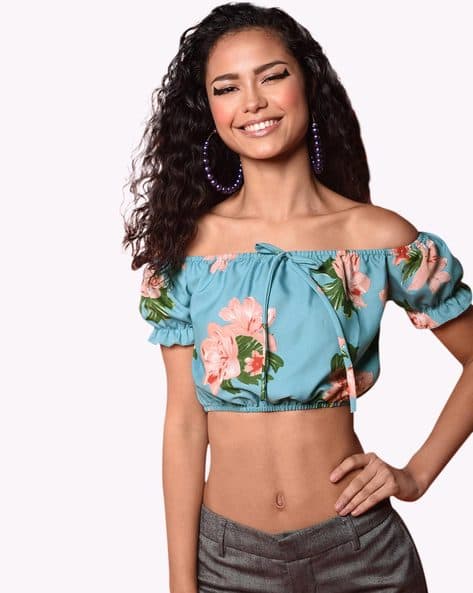 Buy Blue Tops for Women by CHIMPAAANZEE Online