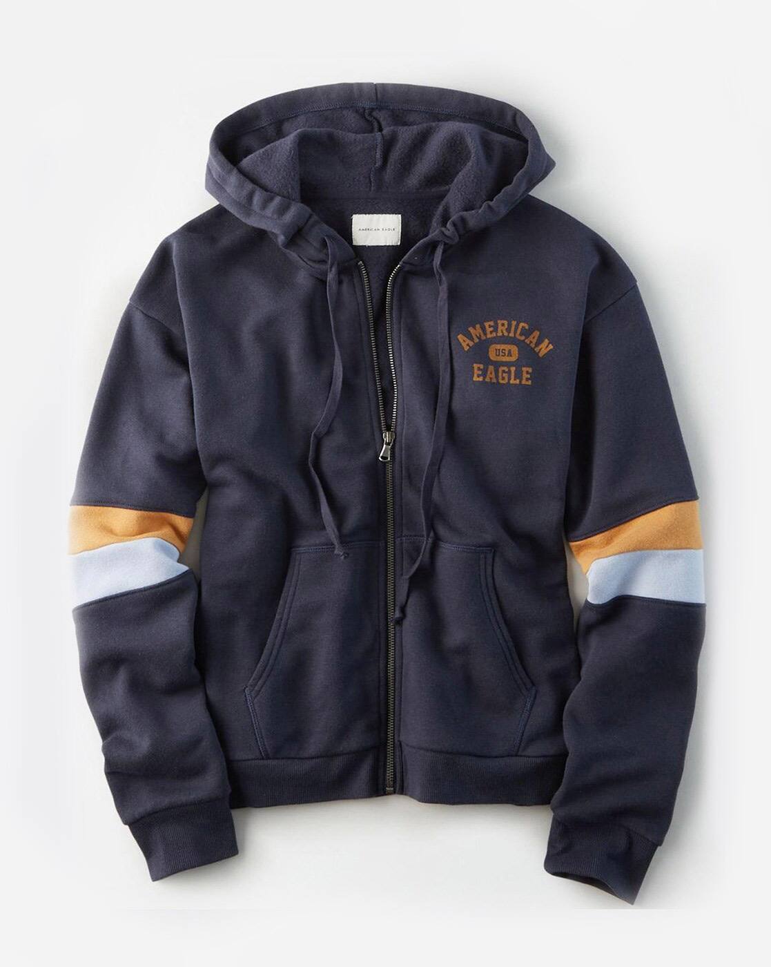american eagle blue hoodie