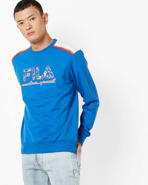 Fila Pants Fila Panel Logo Crew Sweatshirt FILA X Dukes Cupboard