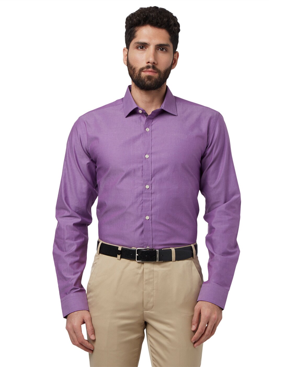 violet shirt for men