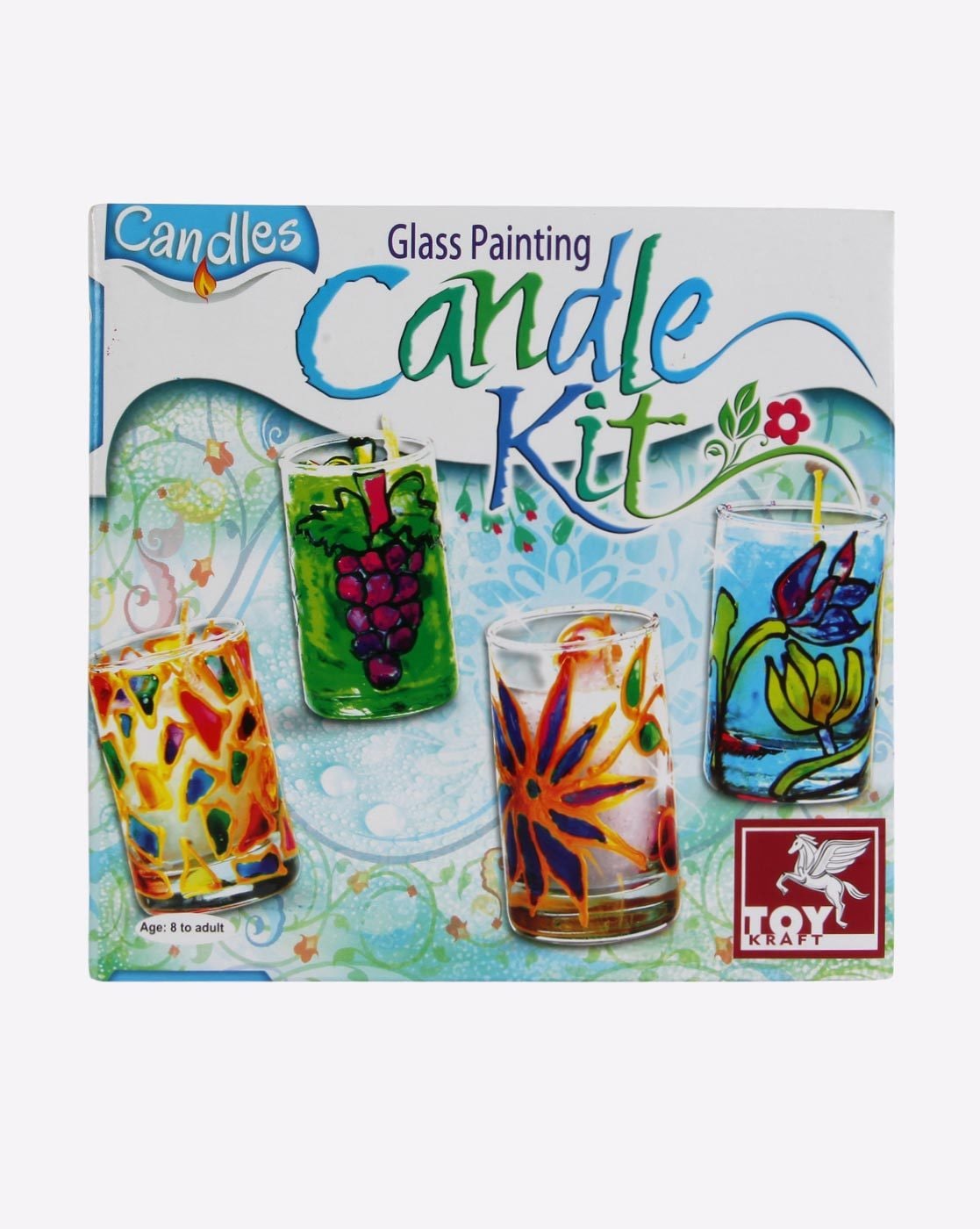 Glass Painting and Candle Making Box Kit