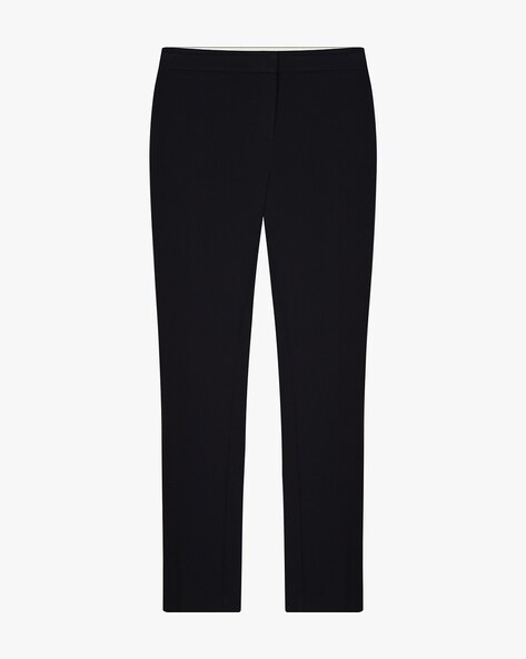 Buy Navy Blue Trousers & Pants for Women by Marks & Spencer Online