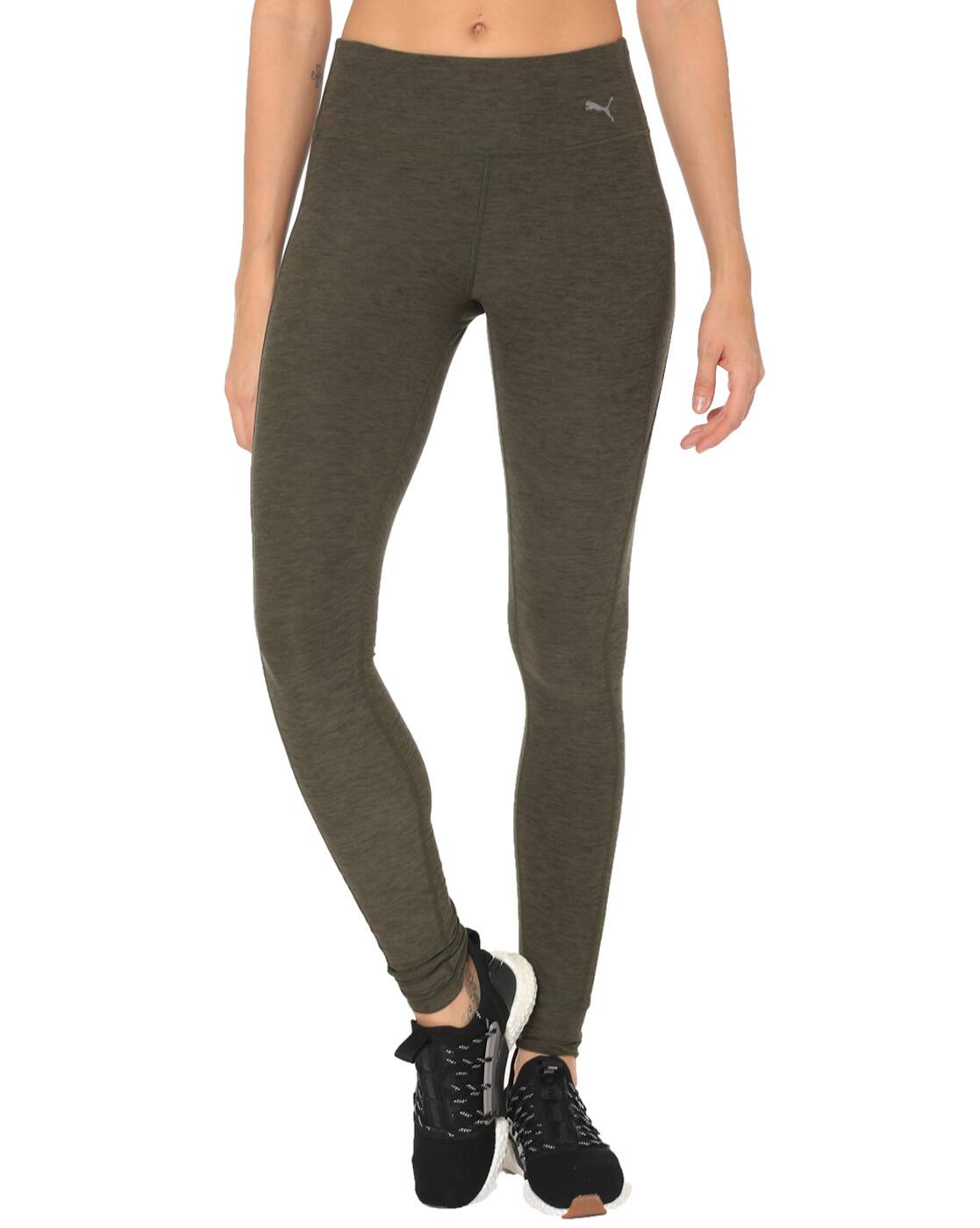 Buy Green Leggings for Women by Puma 