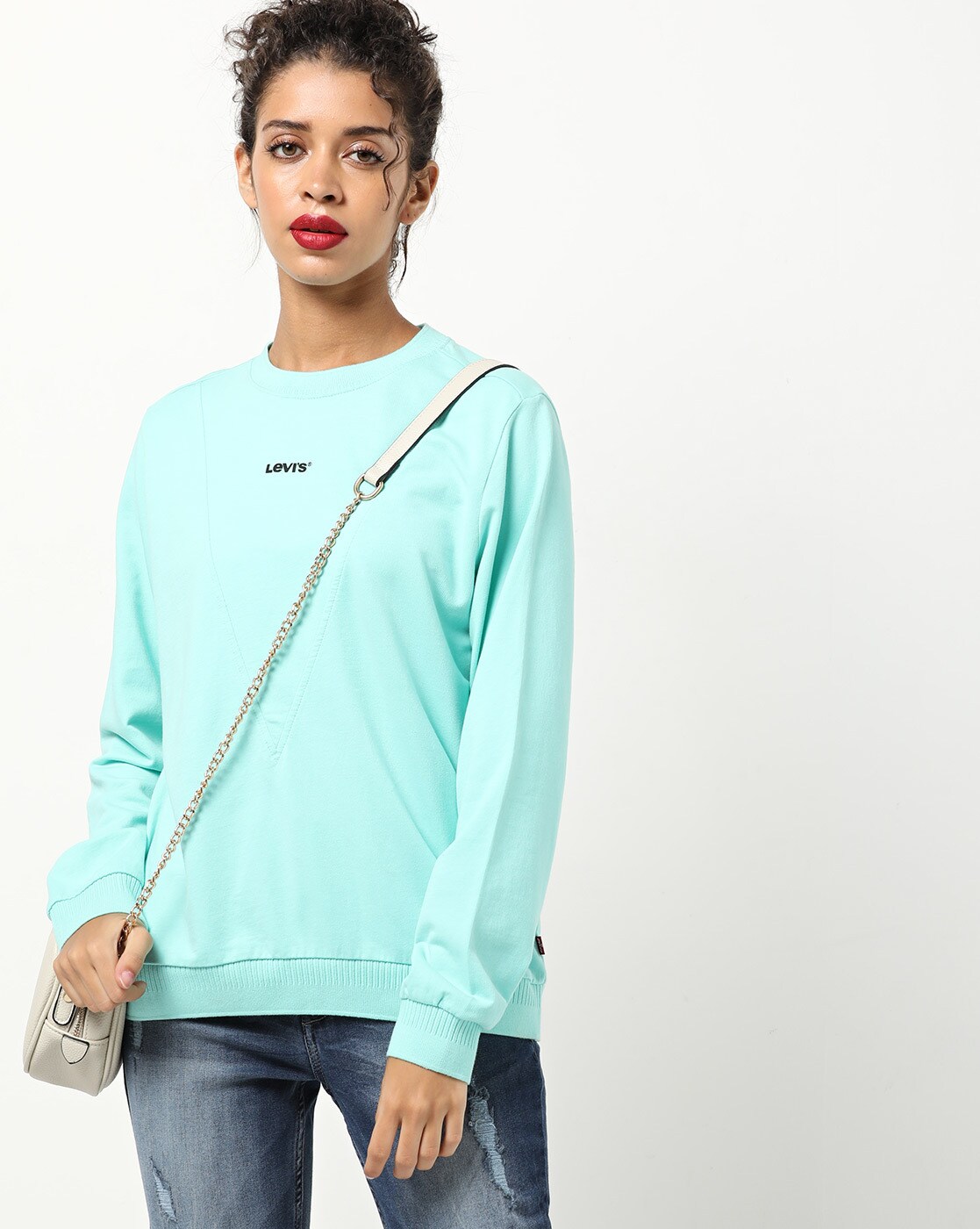 levi's sweatshirt womens