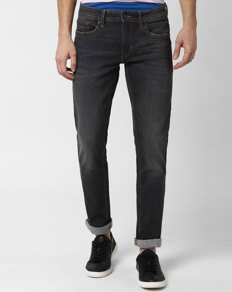 peter england grey jeans
