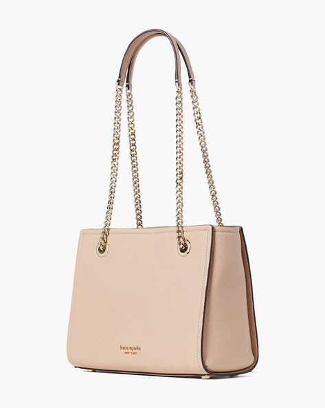 Buy KATE SPADE Amelia Pebbled Leather Tote Bag | Nude Color Women | AJIO  LUXE