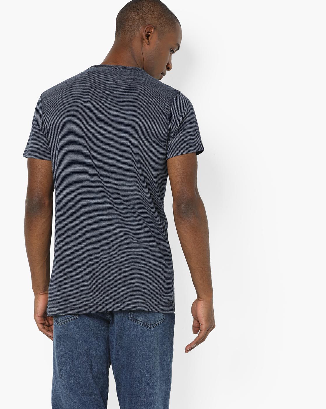 spykar henley t shirt