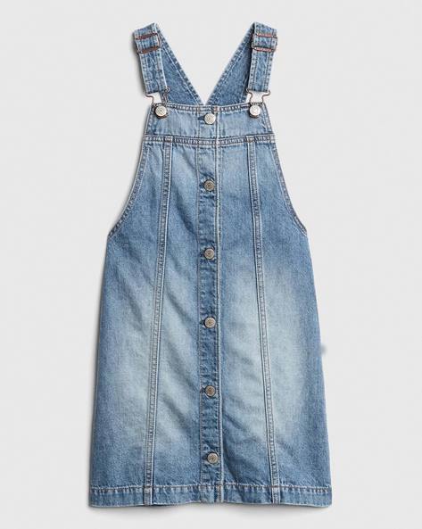 dungaree dress ajio