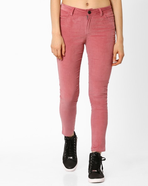 Esprit Casual Mid-rise Corduroy Trousers - Skinny jeans - Boozt.com