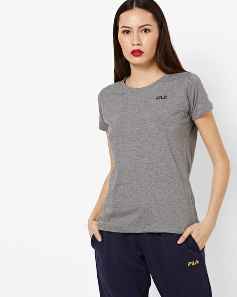 Buy Grey Tshirts for Women by FILA Online Ajio