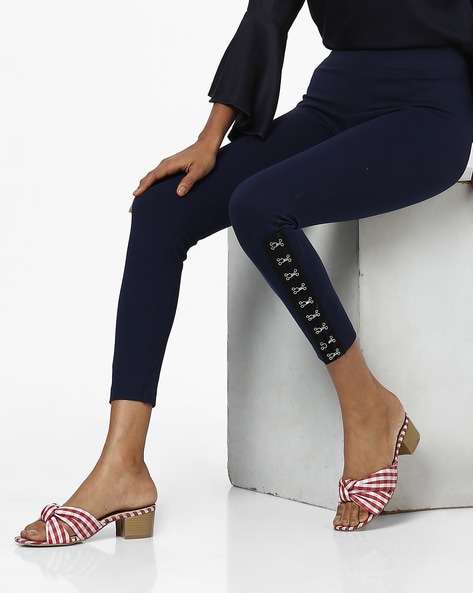 Mid-Rise Cropped Jeggings