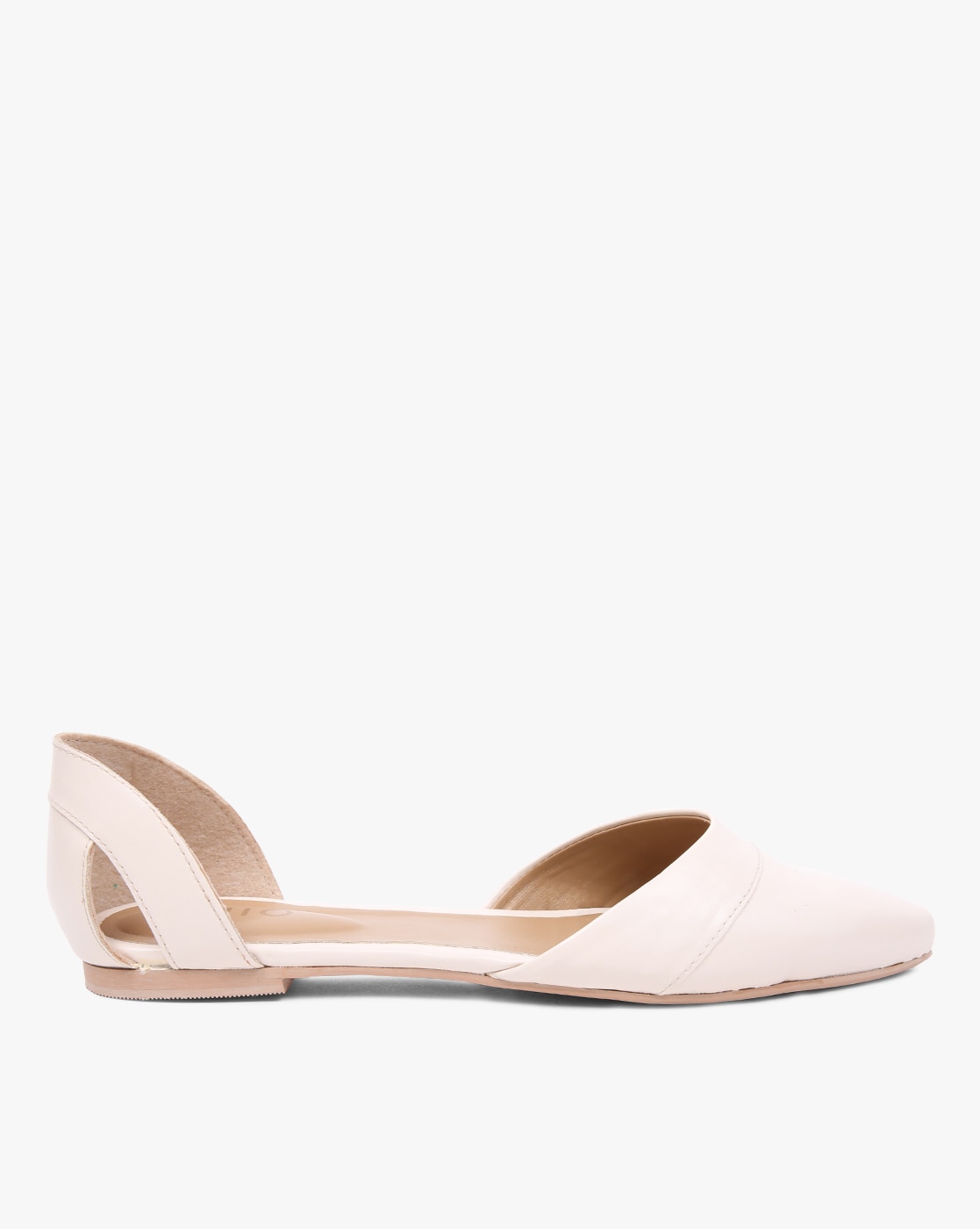 ivory pointed flats