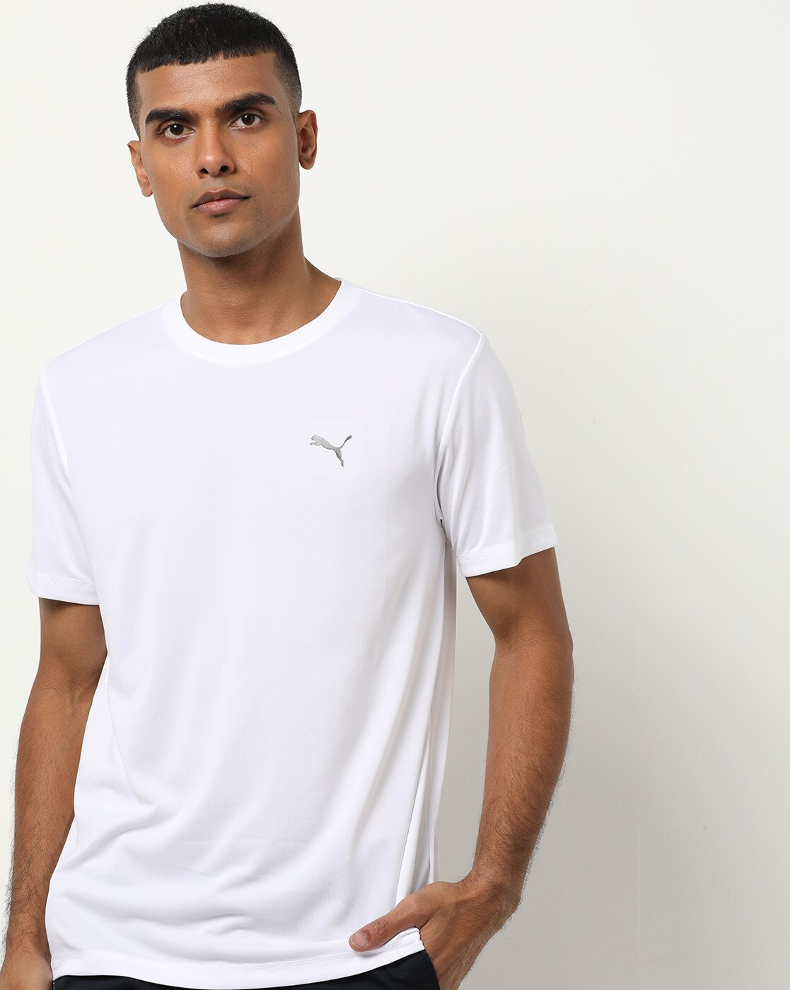 white puma shirt