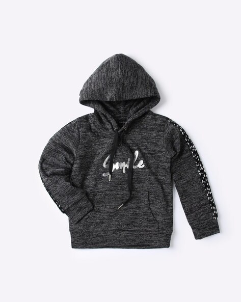 charcoal black hoodie