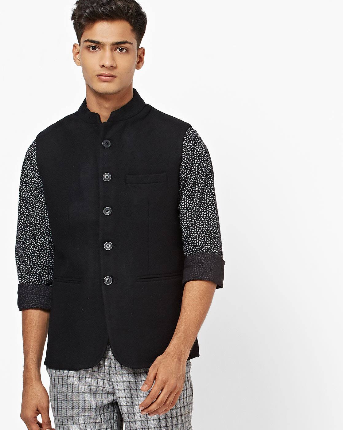 nehru jacket red tape