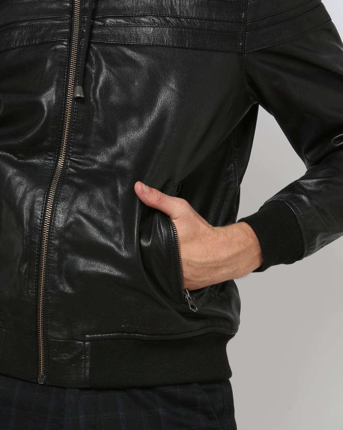 Leather Retail Black Color Designer Faux Leather Biker Jacket for Men,  Size: S to 3XL at Rs 3500 in Mumbai