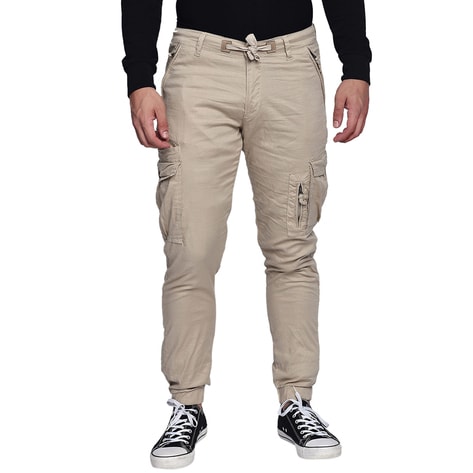 Buy Beevee Men White Regular Fit Solid Regular Trousers - Trousers for Men  4317052 | Myntra