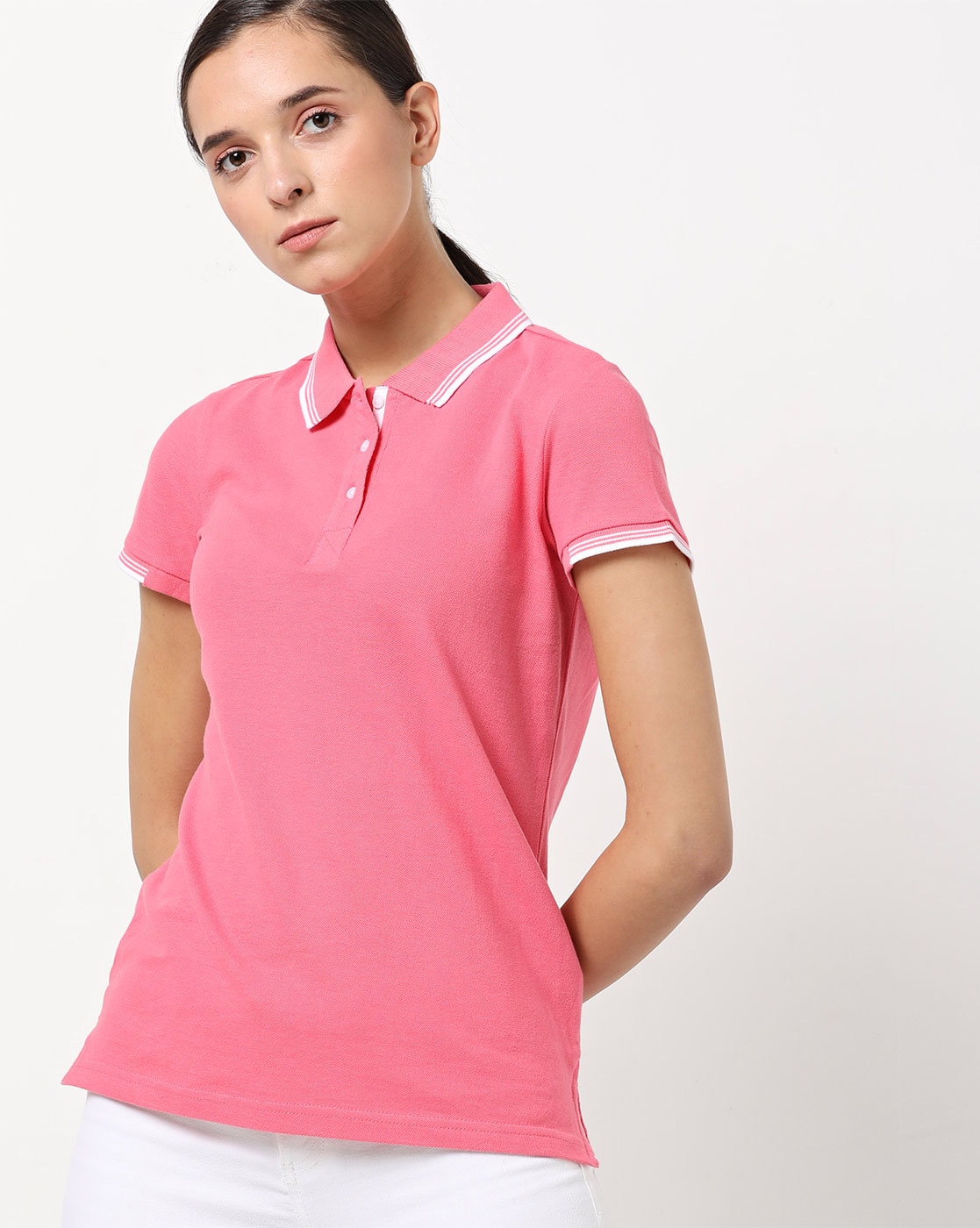 Customized Name Polo Shirt Woman Power Pink Fight And Strong Polo Shirt For Men And Woman Kleding Herenkleding Overhemden & T-shirts Polos 