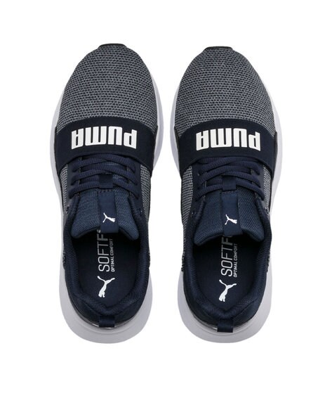 puma wired knit sneakers