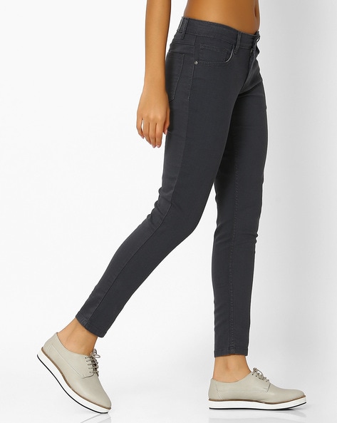 Buy Grey Jeans & Jeggings for Women by DNMX Online | Ajio.com