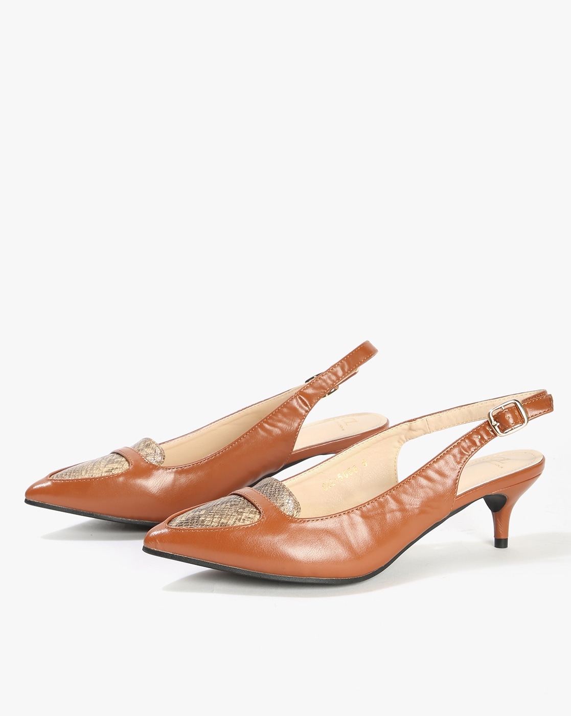 tan pointed heels