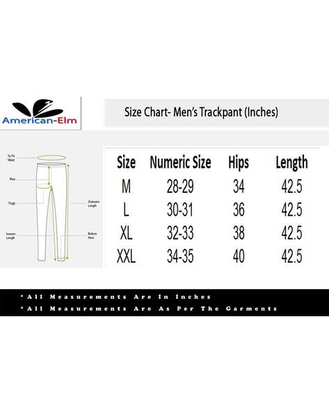 track pants size