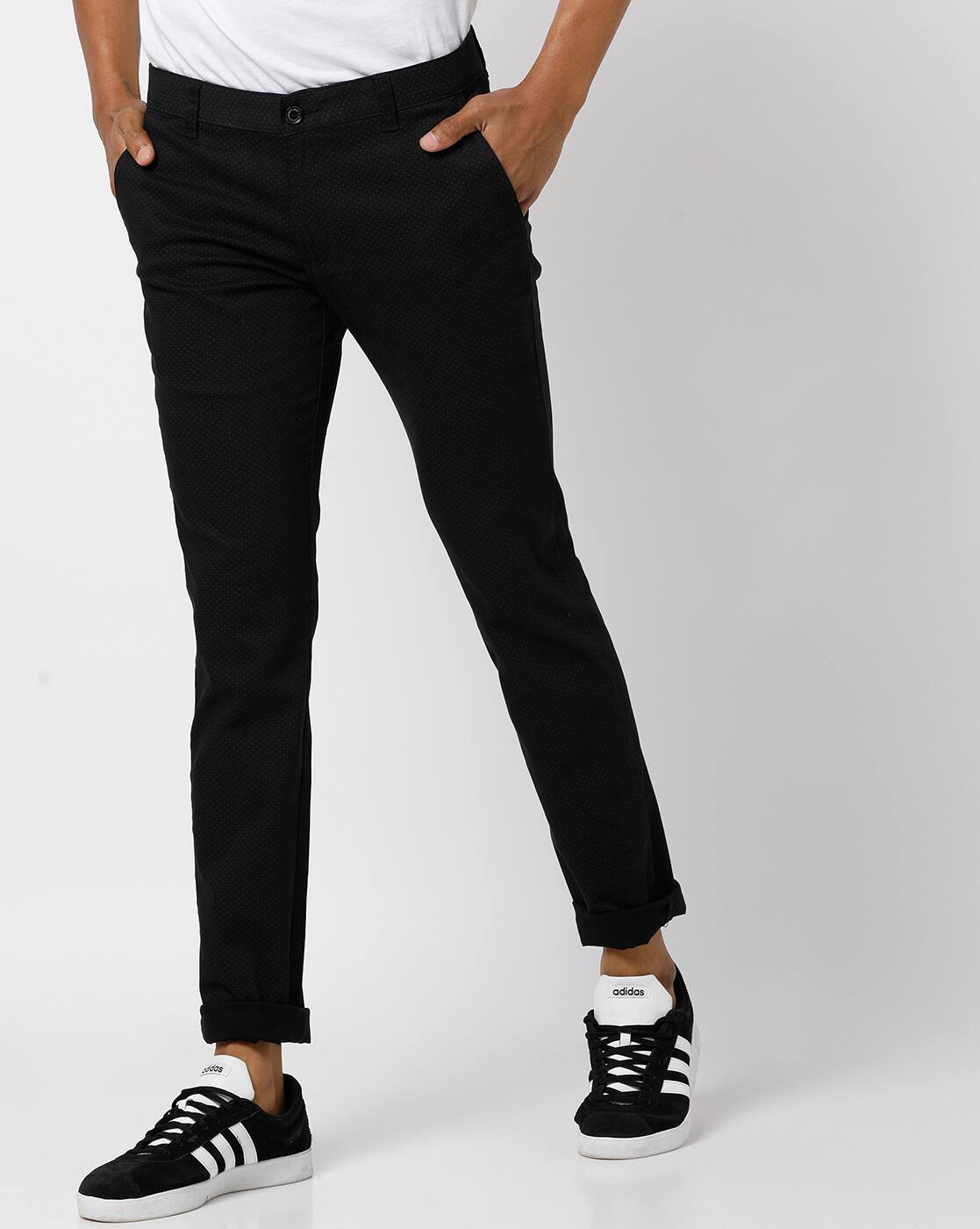 buy black chinos