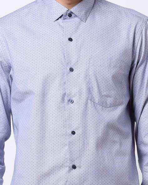 Product image of ARROW Ditsy Print Slim Fit Shirt with Patch Pocket