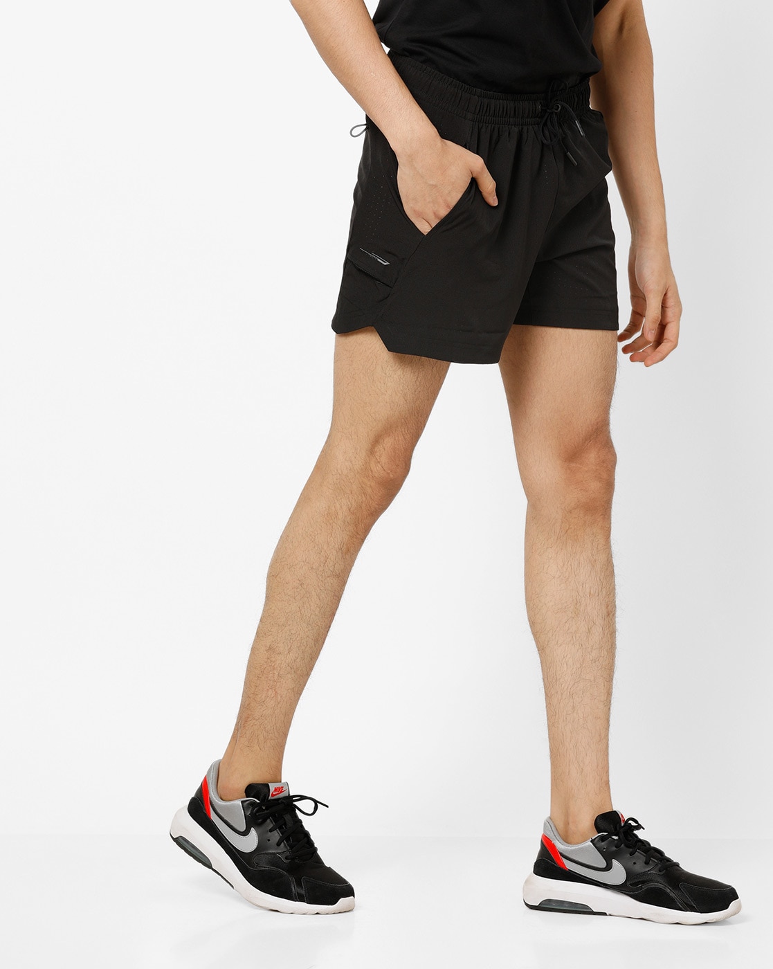 running shorts with lycra insert