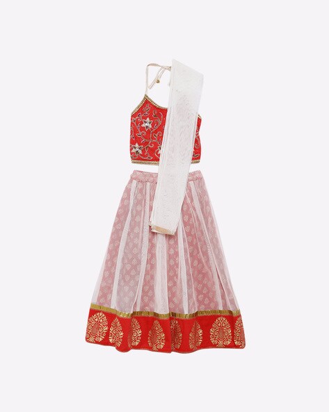 Buy Red White Ethnic Wear Sets For Girls By Twisha Online Ajio Com