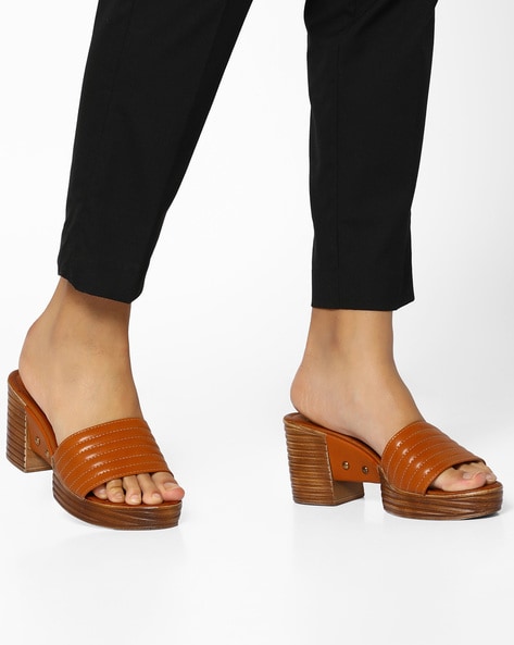 BUKELA Cille Bronze Platform Sandals | eNibbana