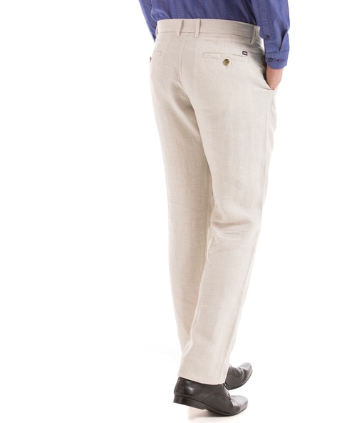 Tapered Linen Trousers For Men | ASOS