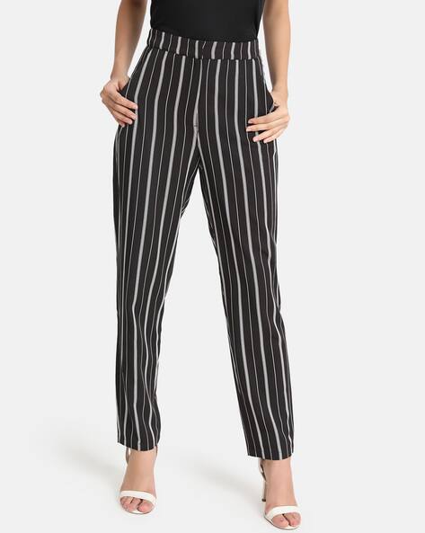 striped dress pants womens