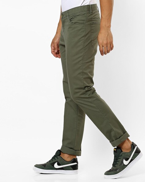 Buy Olive Trousers & Pants for Men by JOHN PLAYERS Online