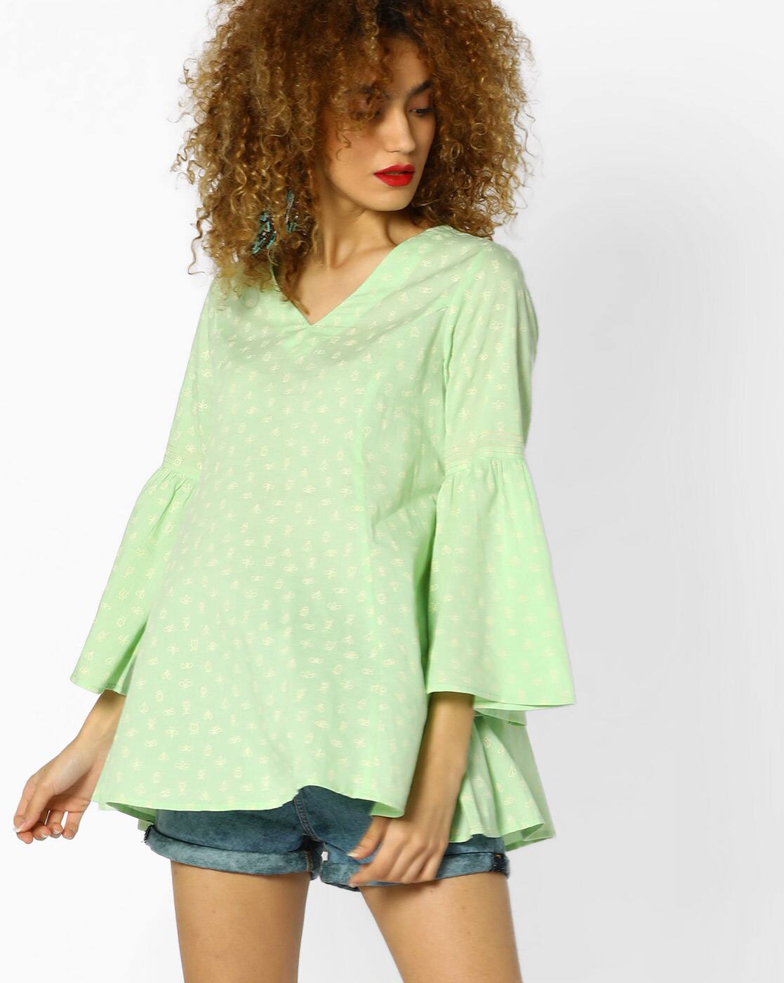 mint tunic top