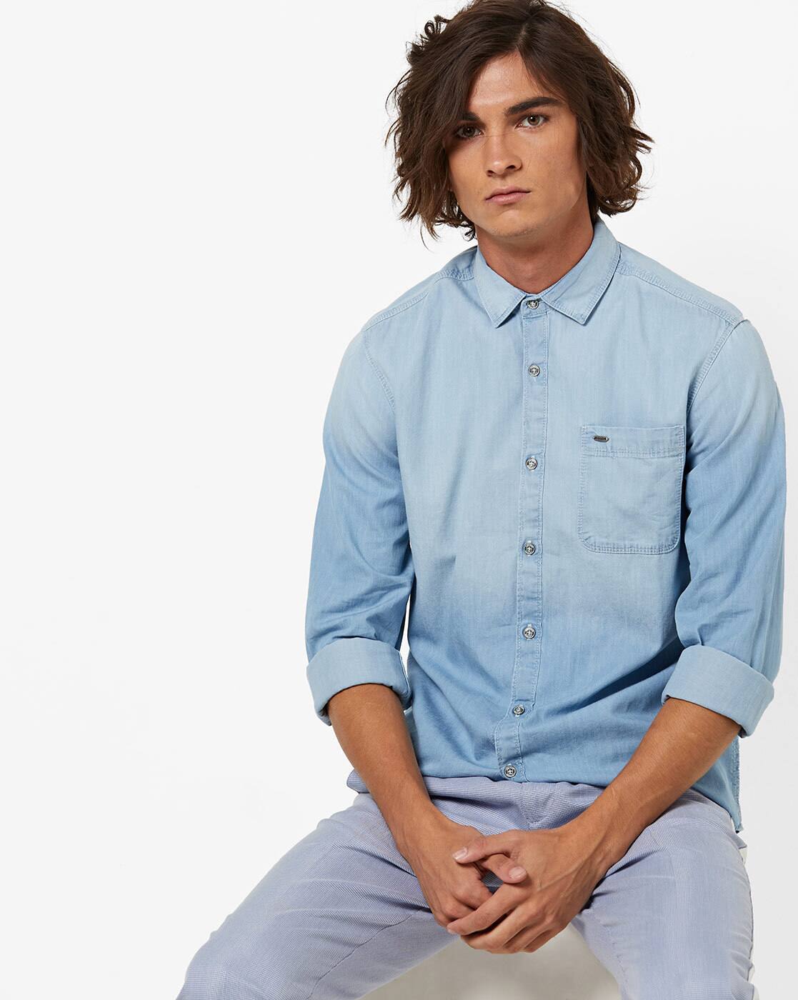 lee slim fit shirt