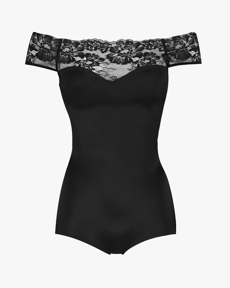 Buy Hunkemoller Black Underdress Lace Shapewear for Women Online @ Tata CLiQ