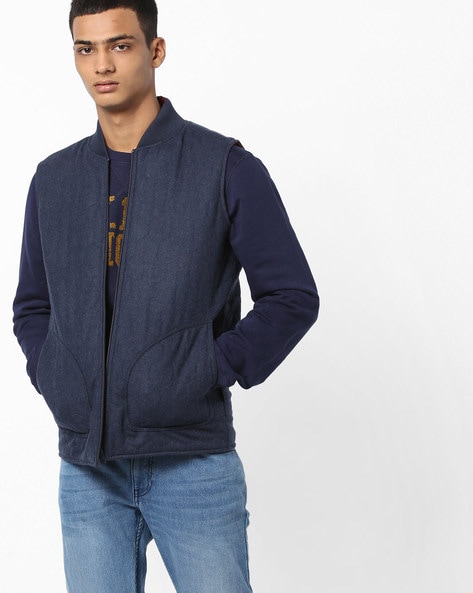 pepe jeans sleeveless jacket