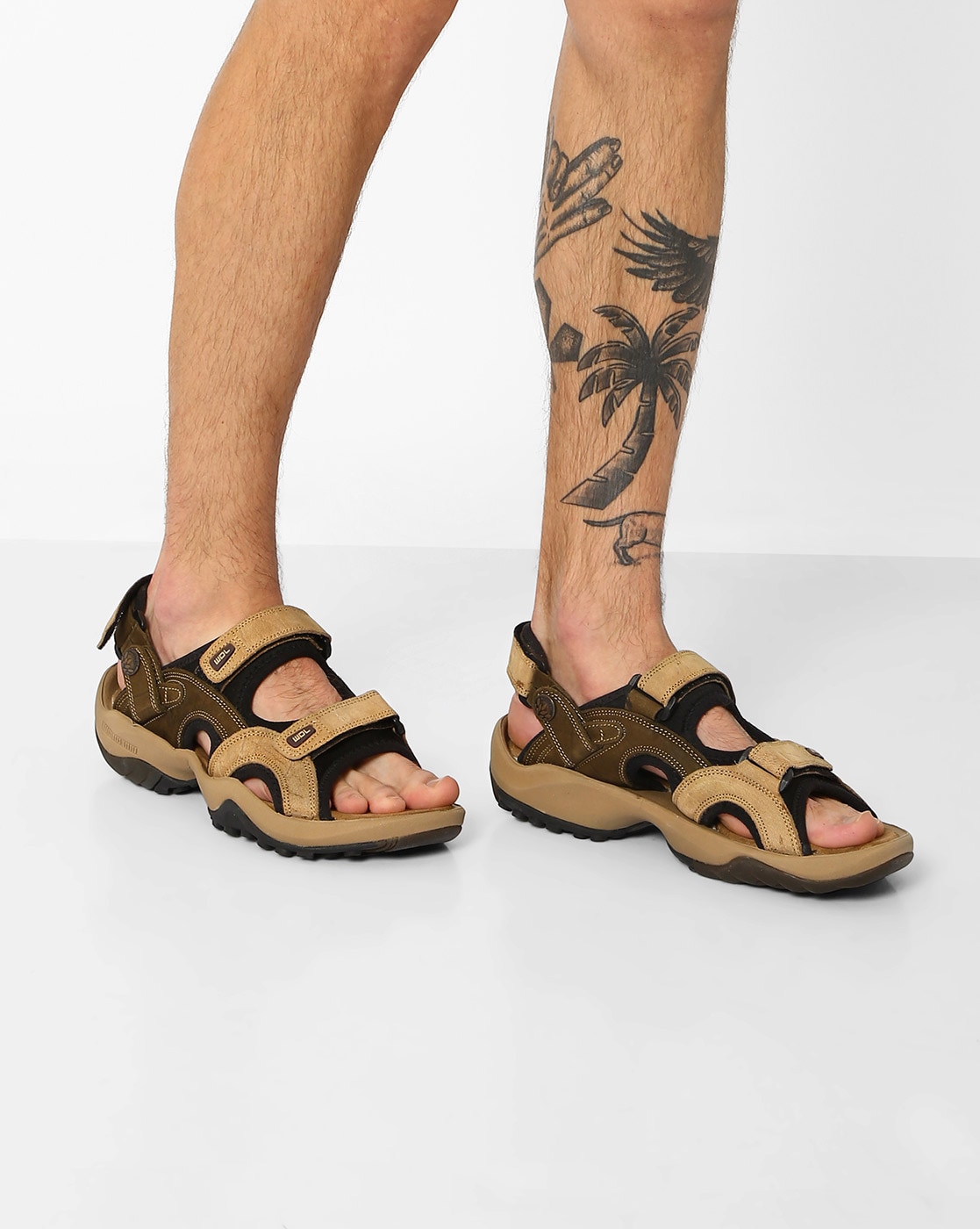 Buy Navy Blue Sandals for Men by WOODLAND Online | Ajio.com