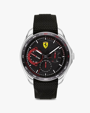 Scuderia ferrari men's clearance black strap chronograph watch