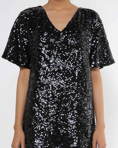 ajio sequin dress