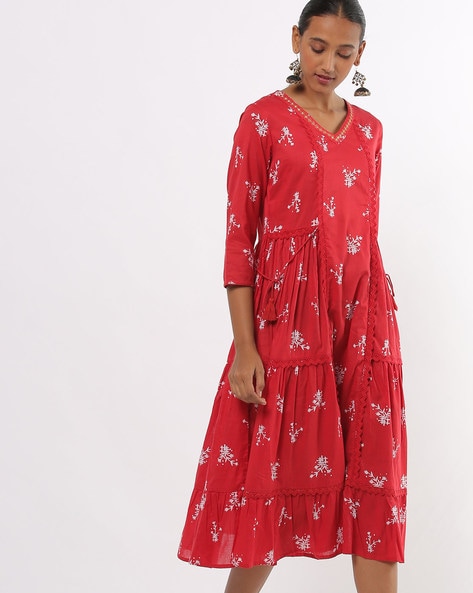 Buy Orange Dresses for Women by Oxolloxo Online | Ajio.com