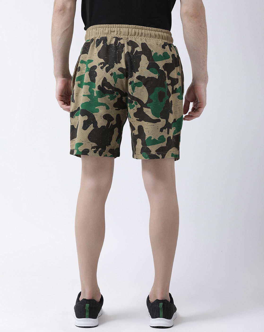 army print shorts