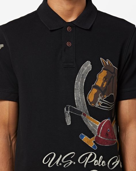 Graphic polo t shirts sale